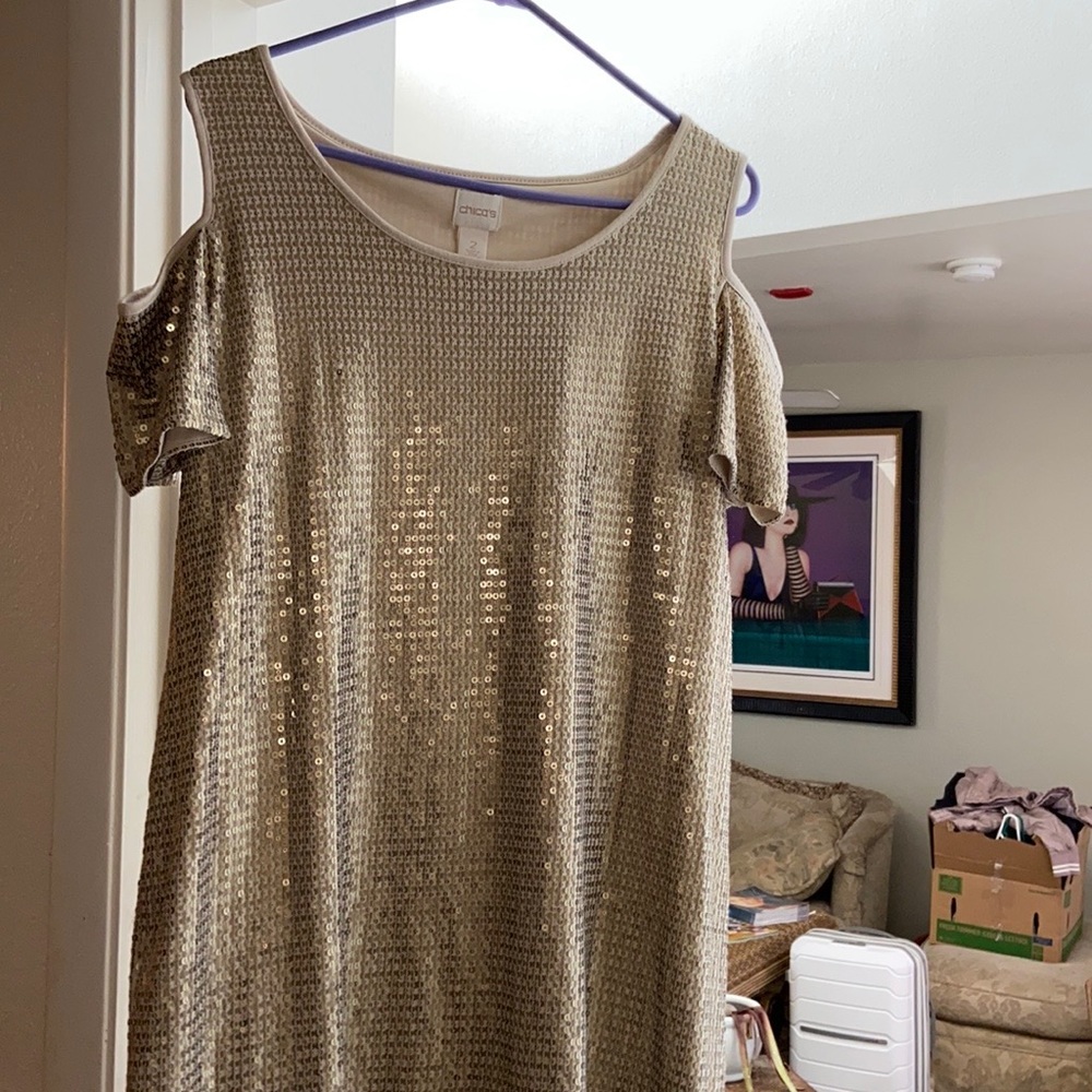 Sequence dress. Chico